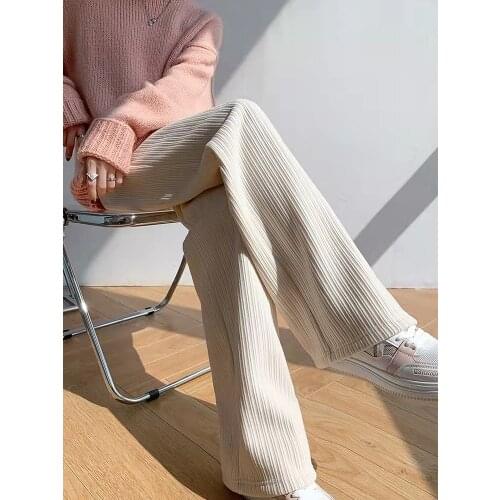 YIEELACOO Women's Straight Trousers