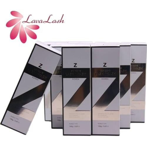 10 bottles/lot 150g Eyelash Extensions Foam Sky Zone Lash Wash Mousse Eyelash Cleaner With Brush Beauty shop Makeup Tools Korea