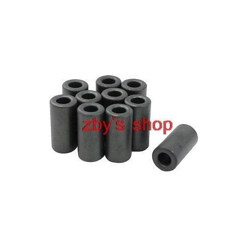 10pcs 14x7x28.5mm Inductors Filters Coils Toroidal Ferrite Cores Dark Gray