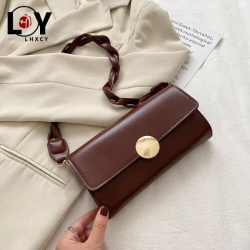 2021 Fashion Underarm Woven Strap Chic Texture Popular Bag Korean Style Single-shoulder Stylish Casual Messenger Purses Handbags