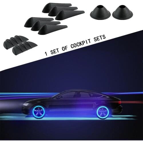 Cars Rearview Mirror Noise Reduction Anti Collision Strips Universal Decoration Car Stickers Wind Resistance Deflector