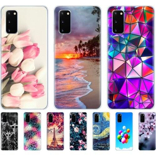 For Samsung Galaxy S20 Case Silicon TPU Cover For Samsung Galaxy S20 PLUS Phone Case For Samsung Galaxy S20 Ultra S 20 + Case