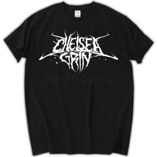 CHELSEA GRIN GIRL FACE METALCORE SUICIDE SILENCE NEW BLACK LADY T-SHIRT