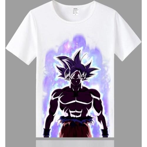T shirts Super Famous Saiya Short-Sleeved Men and Women Wukong T-shirt Cartoon Summer Top Japanese Anime