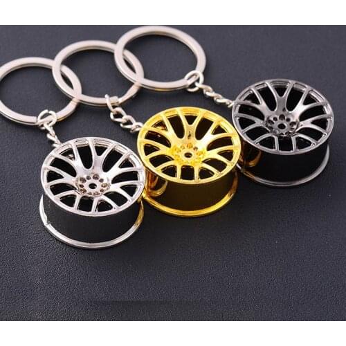 Hotsale 300pcs/lots Wheel Tire Styling Creative Mini Car Key Ring Auto Car Key chain Best Holiday Gift for 4S Store