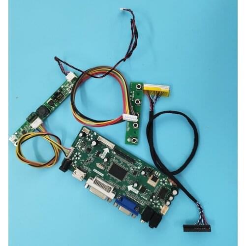 Kit for LTN133AT09-A07/G02/J01/J10/K11 LTN133AT09 1280x800 HDMI+DVI+VGA Controller Board LVDS LCD 30pin Audio Panel LED 13.3"