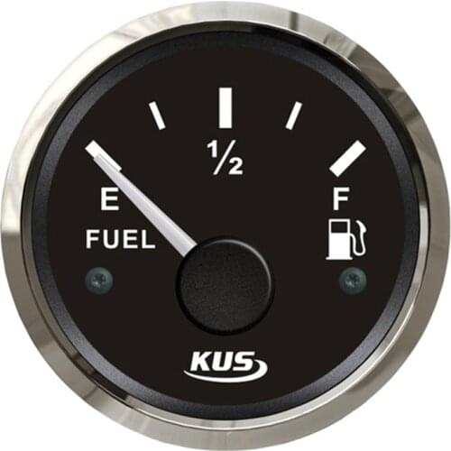 Kus 52mm 240-33 Ohms Auto Digital Boat Fuel Level Gauge Marine Yacht Trim Tank Indicator