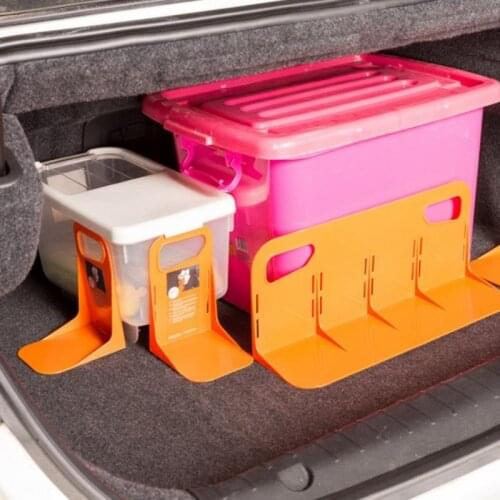 HOT Multifunctional Car Back Auto Trunk Fixed Rack Holder Luggage Box Stand Shake-proof Organizer Fence Storage Units Holder
