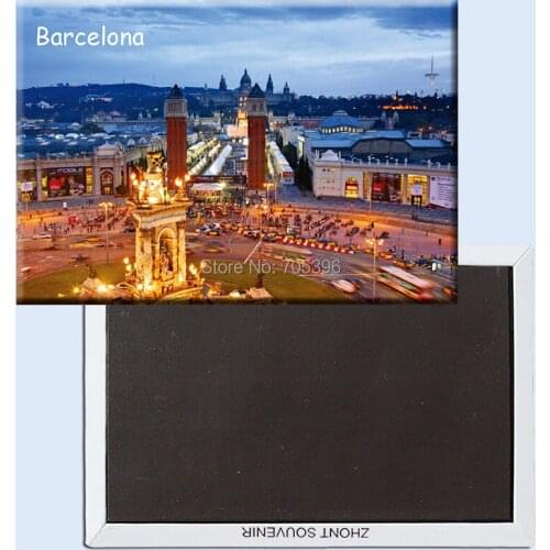 Barcelona City Fridge Magnet,Souvenir Gifts 21014