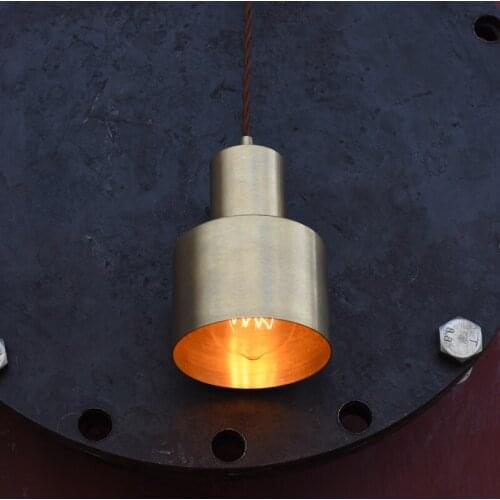 Copper LED Hanging Lamp Bedroom Loft Decor Industrial Lighting Pendant Lights Dining Retro Vintage Light Fixtures Home Lighting