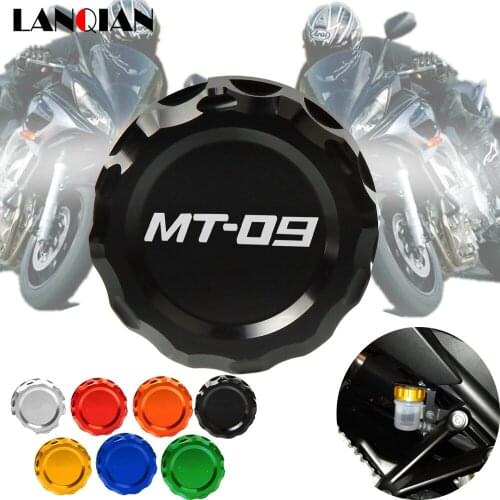 Motorcycle Filter Fluid Rear Brake Cylinder Oil Reservoir Cover caps For Yamaha MT09 MT-09 MT07 FZ09 mt 09 FZ-09 2013 2014-2016