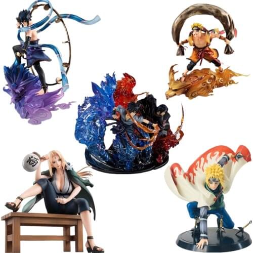 20 Naruto GK Action Dolls Shippuden Anime Model Uchiha Itachi Akatsuki PVC Statue Collectible Toy Doll Figma