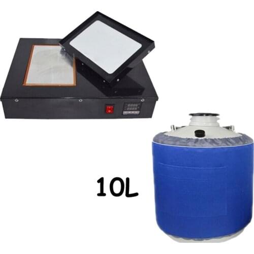 50w 220v Micro-Liquid Nitrogen Cryopreservation Machine 110V/220V Splicing Equipment + 10L Liquid Nitrogen Tank