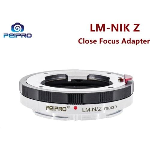 PEIPRO for LEICA M Lens to NIK Z Mount Cameras Close Focus Adapter for nikon Z6/Z7 cameras