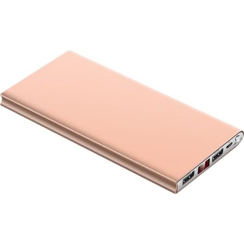 20000mAh Portable External Ultra Thin Slim Power Bank LED Display Double USB Output Phone Battery Powerbank Fast Phone Charger