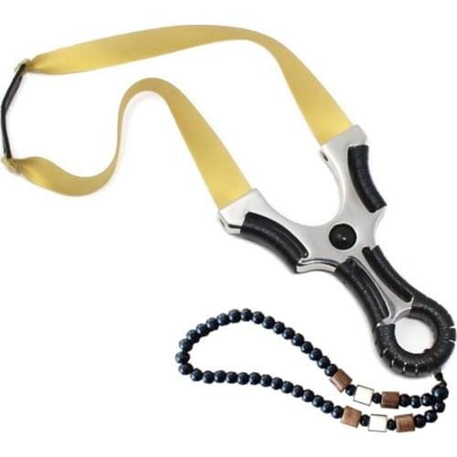 Toys For Kids Outdoor High-Power Stainless Steel Flat Leather Slingshot Precision Precision Competitive Hunting Slingshot