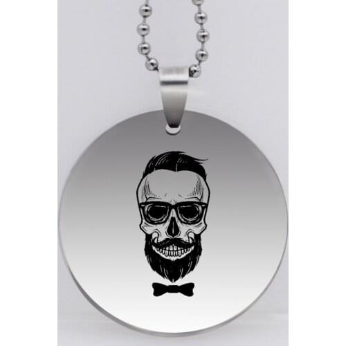 Ufine jewelry dad gift pendant army card dad I pick you as best dad stainless steel customed necklace N4463