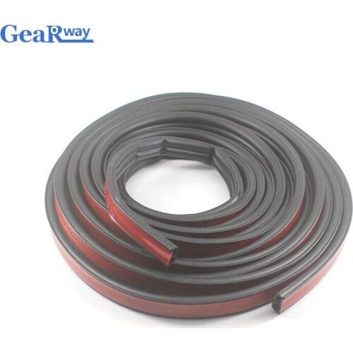 Car Door Seal Strip Rubber B Type Sealing Strips for Car Window Door Engine Cover Self-adhensive Rubber Door Seal Strip