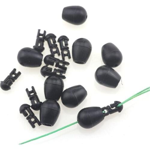 10pcs Rapid Quick Change Release Beads Connector Carp Fishing Change Hook length Instantly Shock Beads fishing Terminal Tackle