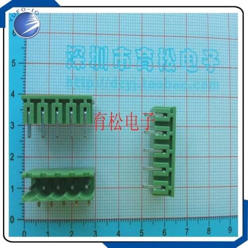 10PCS/LOT The curved needle socket 2EDGK 5.08 5P 300V10A connector plug type connection terminal 10