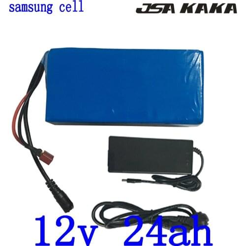 12V 25AH Electric Bike battery 12V 24AH electric scooter battery 12V Lithium battery use samsung cell with 5A charger free tax