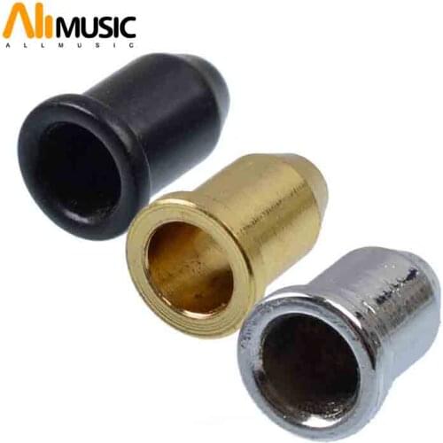 6pcs Electric Guitar Bridge Guitar String Mounting Ferrules Bushing string retainer Balck-Gold-Chrome