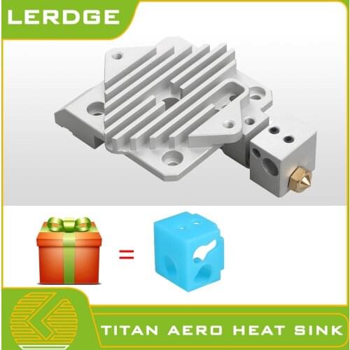LERDGE Titan Aero Heat Sink Cooling block V6 Extruder Short Range Hotend 1.75mm Radiator 3D Printer Parts