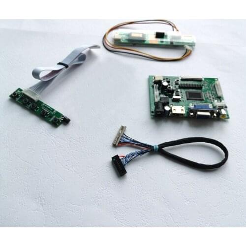 For HSD121PX11/HSD121PX12 12.1" notebook panel 1CCFL 2AV+VGA LVDS 20Pin 1024*768 LCD display controller drive board DIY kit