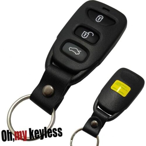 For Hyundai Elantra Accent Sonata 3 4 Buttons New Remote Entry key fob Keyless case shell No Chips