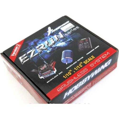 Hobbywing eZrun 18A ESC 18T 5200KV Brushless Motor EZRUN Combo for 1/18 Car