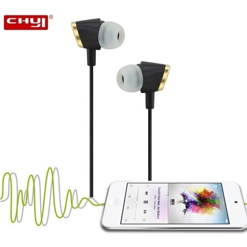 CHYI Extra Bass Earphone With Microphone Handsfree In Ear Gaming Headset Stereo Hifi 3.5mm Universal Earbuds For Smartphone MP3