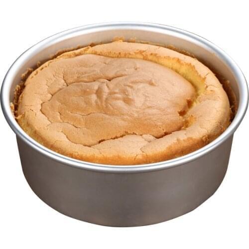 6 inches Anode Live Bottom Cake Mold Aluminum Alloy Round Bottom Smooth Texture Tight Texture Non-stick Cake Tools