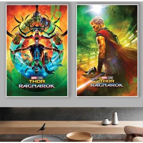 Marvel Interesting Sci-Fi Movie Canvas Painting Hulk and Hela Posters and Print Abstract Wall Picture for Living Room Home Decor