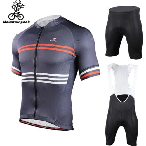 Mountainpeak 2018 Short-sleeved Biking Suit Mens Summer Biking Jacket, Womens Biking Shorts Ropa Ciclismo Conjunto Ciclismo
