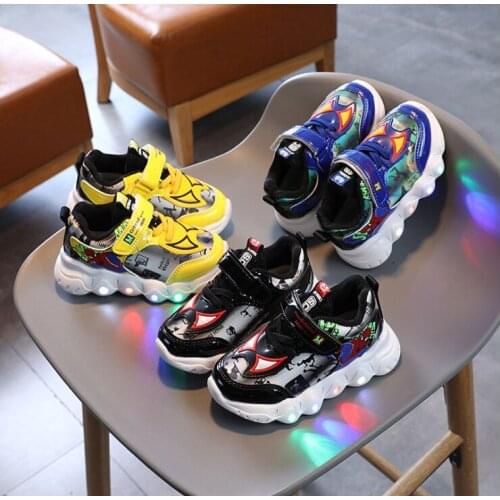 Disney SpiderMan Autumn New Kids Casual Sneakers Baby Girls Mesh Sneakers Children Shoes Boys Sneakers