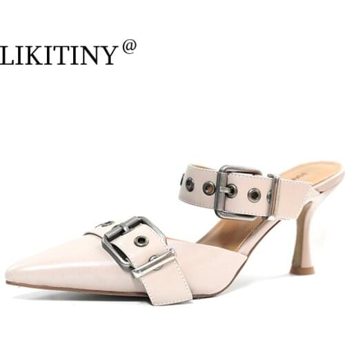 LIKITINY Women's Shoes With A Strap