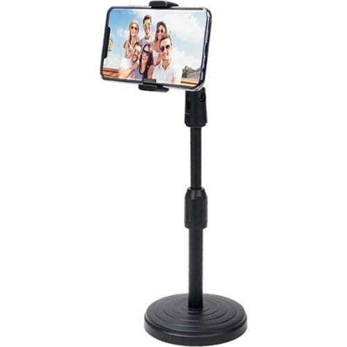 Multi-functional Retractable Mobile Phone Stand For Live Broadcast Desk Table Clip Bracket Table Mount Cell Phone Support Holder