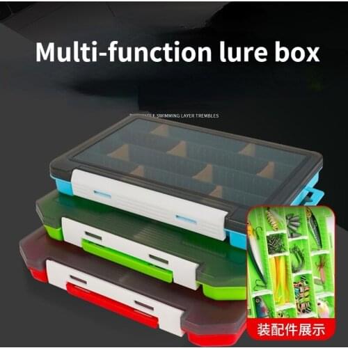 Large-capacity Multifunctional Lure Accessories Box Detachable Baffle Portable Storage Box Lead Head Hook Lure Lure Box