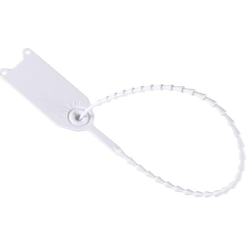 Uxcell Plastic Zip Ties Seals Anti-Tamper for Container Luggage, Trucks, Trailers, Rail Car, Shoes, Bags, Pack of 100