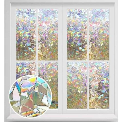 3d Panel Window Film Tint Self Adhesive Bathroom Glass Stickers Window Film Opaque Static Film Pour Fenetre Home Decor DE50ZST