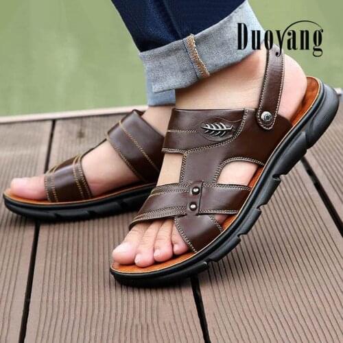 Casual plus size sandals mens shoes new arrival beach summer shoes men sandals breathable solid basic male zapatos hombre