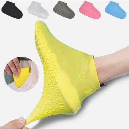 Silicone Material Unisex Shoes Protectors Waterproof Shoe Cover Rain Shoe Covers Rain Boots Indoor Outdoor Rainy Day Foot Cover