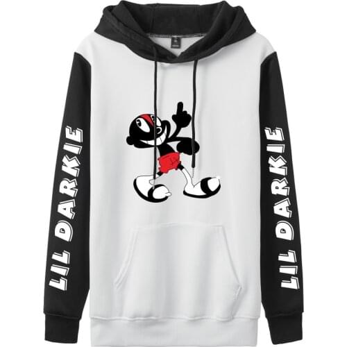 2021 New Lil Darkie Hoodies Streetwear Hip Hop Sweatshirt Women Men Oversize Hoodie Autumn Winter Thickening Hooded Pullovers