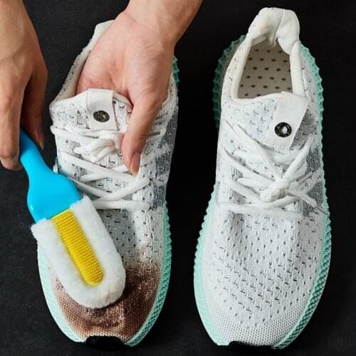 Japan Shoe Brush Easy Foaming Long Handle Cleaner Cleaning Brushes Washing Toilet Dishes Home Portable Shoe Cleaning Tools