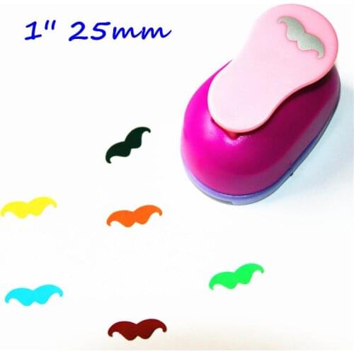 1 inch beard design eva foam punch paper punches scrapbooking cutter hole punch craft punching for DIY artwork