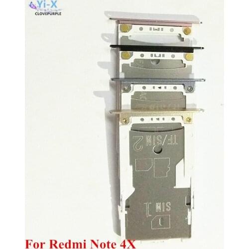 1PCS For Redmi Note4X SIM Card Tray Slot Holder Adapter For Xiaomi Redmi Note 4X Replacement Parts