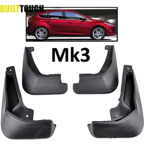 4PCS Car Mud Flaps Mudguards Mudflaps Splash Guards For Fender Accessories For Ford / Focus 3 MK3 Hatchback 2011-2018