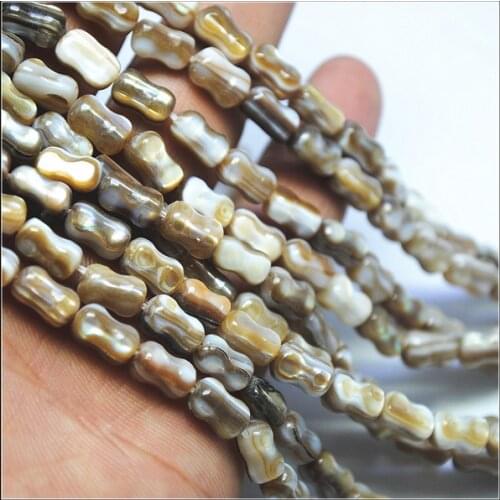 42pcs nature shell beads mother of pearl accessories nice beads diy jewelry findings and fittings 5x8mm