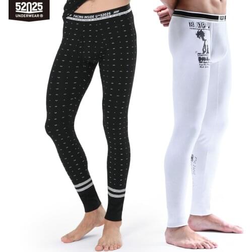 52025 Men Thermal Leggings Cotton Modal Thermal Bottoms Men Underwear Stylish Fashionable Leggings Cotton Tights Men Leggins