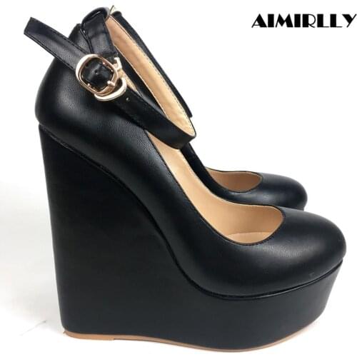 AIMIRLLY Leather Pumps